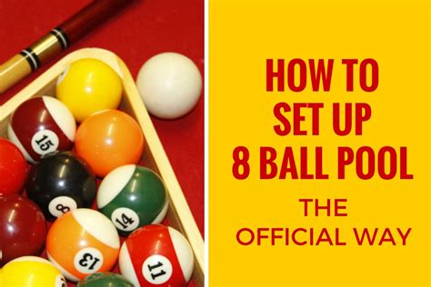 racking pool balls|how to properly rack 8 ball.